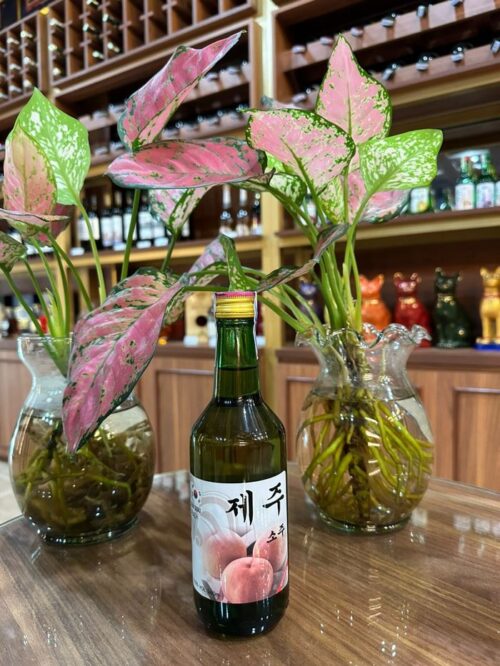 Rượu Sochu Hàn Quốc Vị Đào
