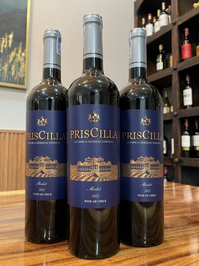 Cách bảo quản và sử dụng rượu vang Chile Priscilla Merlot