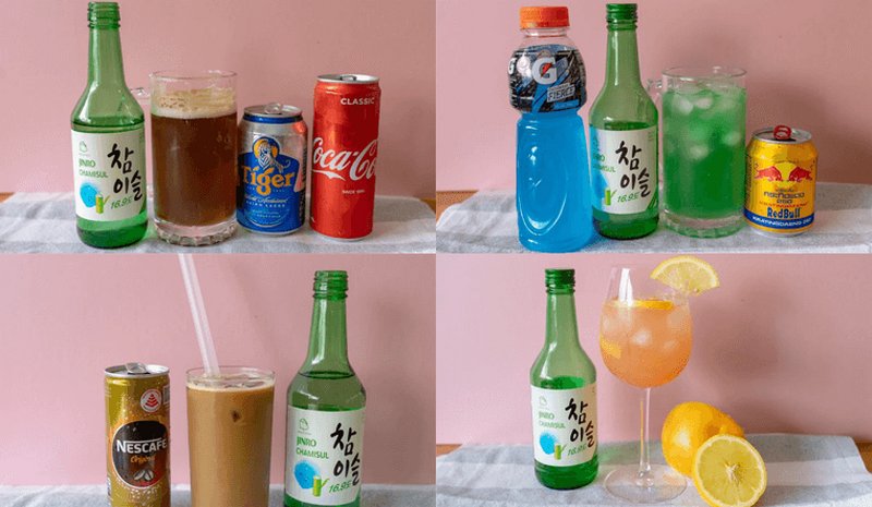 Các công thức pha chế rượu Sochu Hàn Quốc ngon
