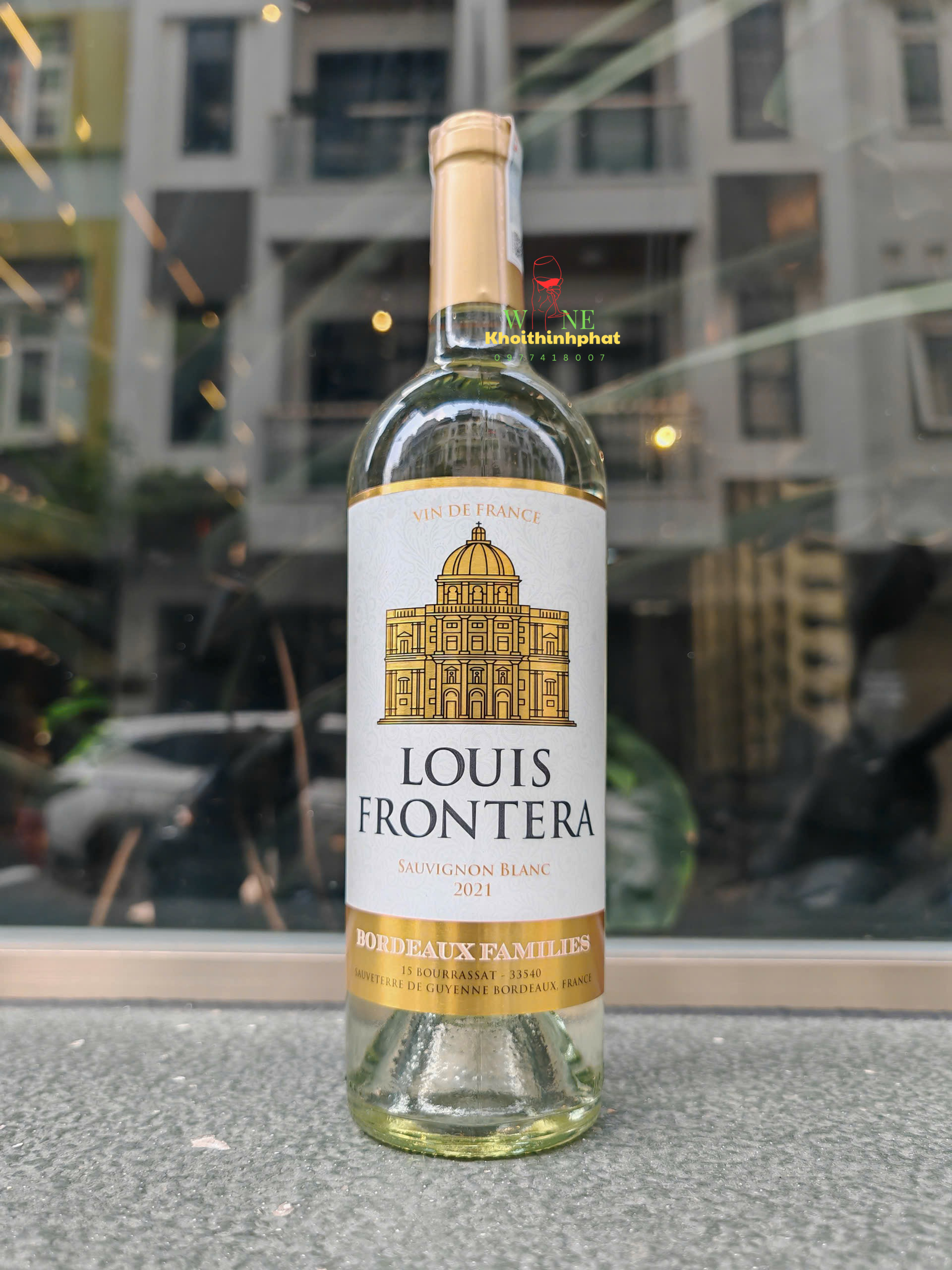 Rượu vang Pháp Louis Frontera Sauvignon Blanc 750ml