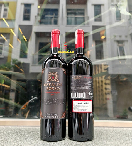 Vang Chile Đỏ Osvaldo Bosso Cabernet Sauvignon 750ml 13,5%