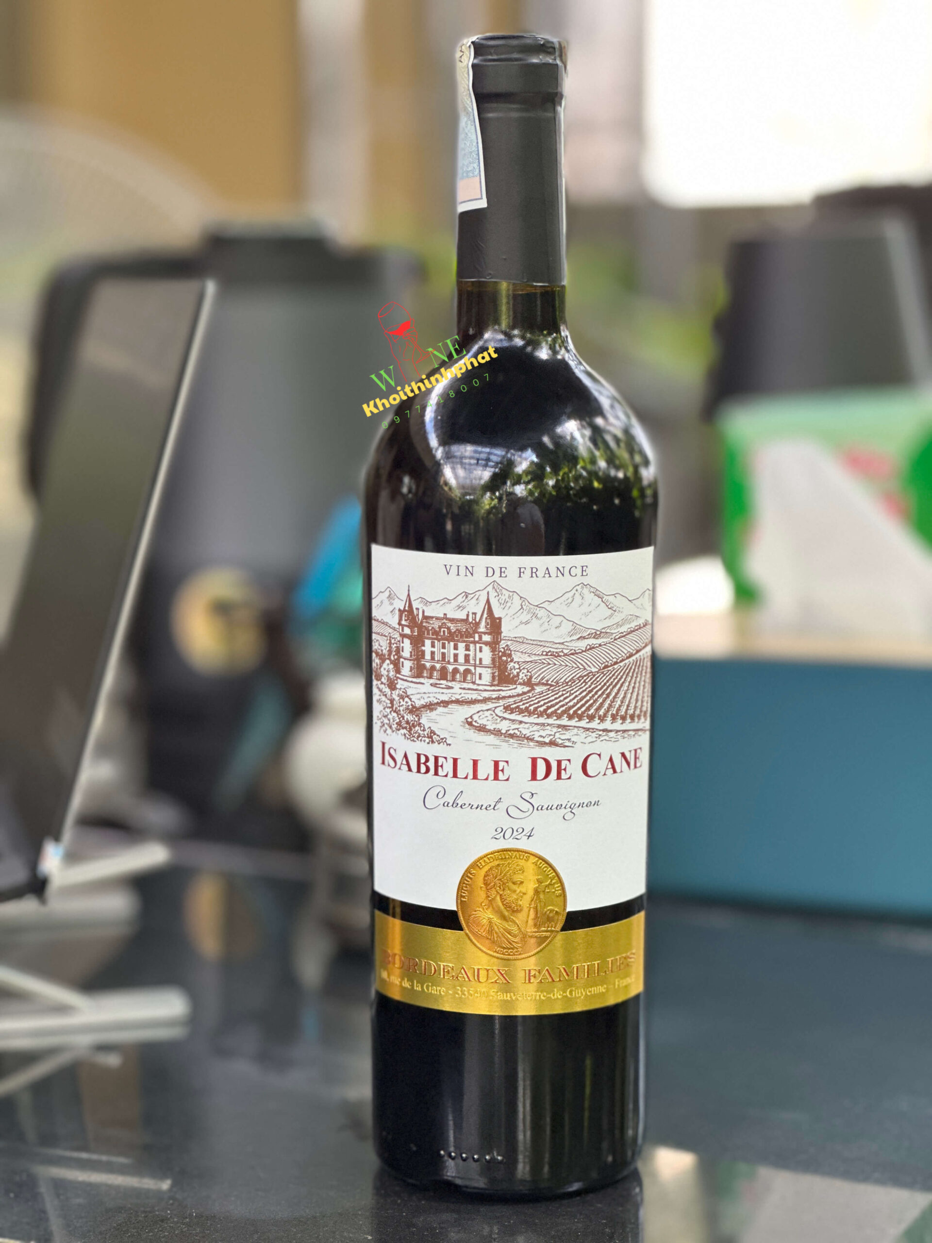 Rượu vang đỏ Isabelle De Cane 750ml