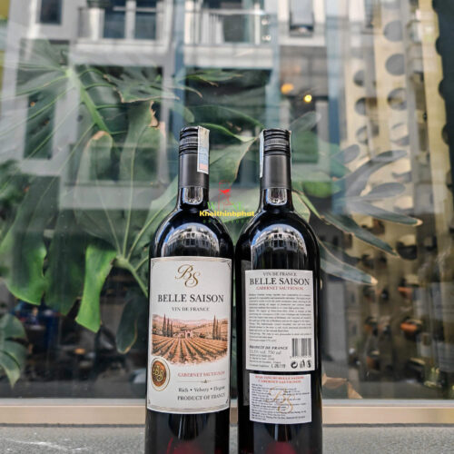 Vang Pháp đỏ Belle Saison 750ml (nút vặn)