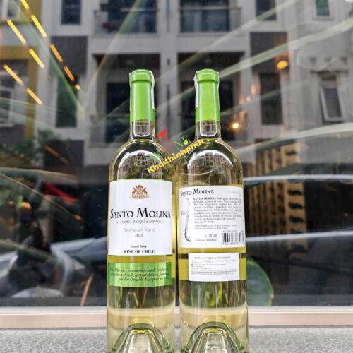 Vang Chile trắng Santo Molina Sauvignon Blanc 750ml