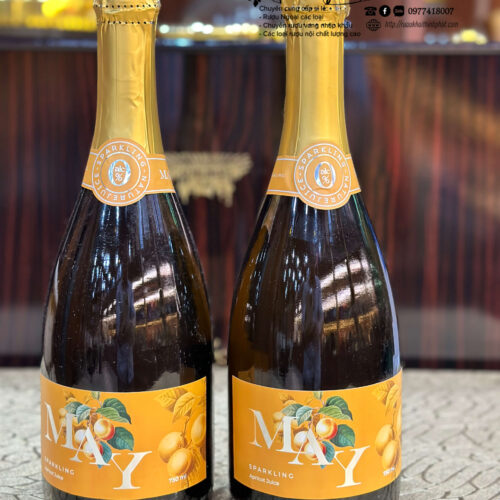 MAY Sparkling Apricot Juice – Nước ép mơ có gas 0%